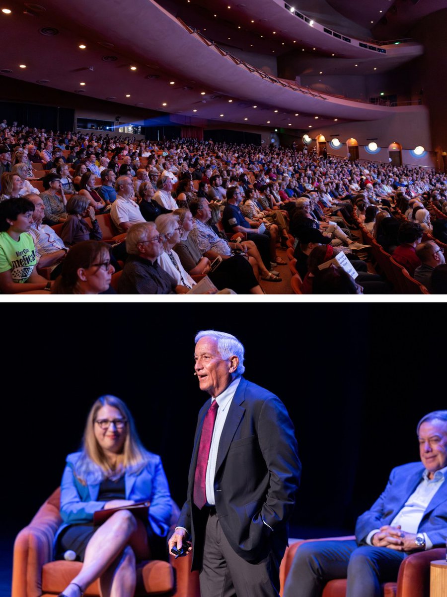 michaelcrow's tweet photo. The American experiment is extraordinary, and each generation has a responsibility to keep it moving forward. 

I enjoyed speaking with @WalterIsaacson about our founding ideals, the power of words and the future of American democracy — recap of the event: https://t.co/rXUNTmNjNq
