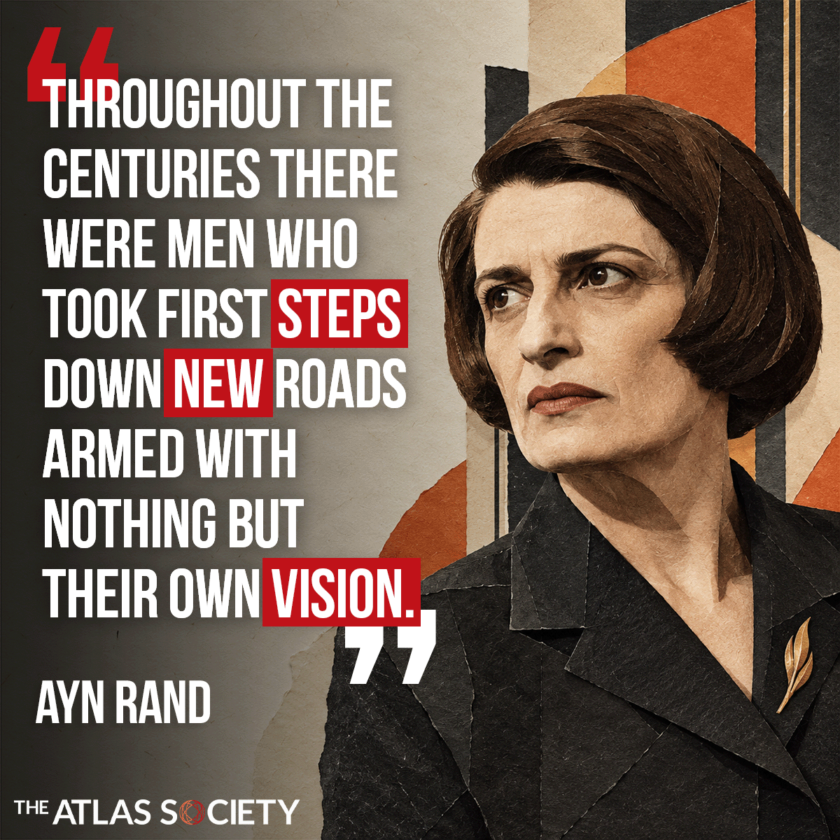 TheAtlasSociety's tweet photo. An independent mind is the beginning of every original achievement. https://t.co/LwFFRXZC0Q
