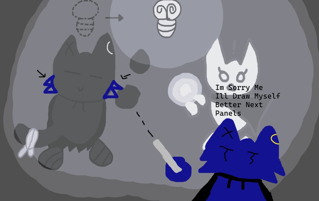 TheCatSony's tweet photo. Alright breaking the 4th wall again just like a normal thing from me
Yes this is a fun fact apart you guys are welcome
I can do this cartoon, ilogical thing happen and become it  real also most of my interacctions are canon since i dont use this thing "//"
with that said continue https://t.co/R4B3zJDng9