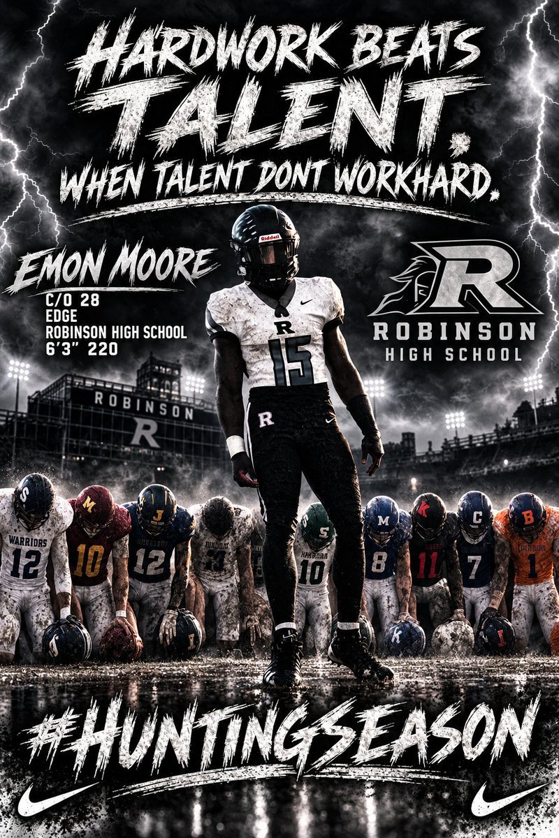CoachCC11's tweet photo. All recruiters if your looking for the next big thing, we'll here he is. Kid is a force off the edge. @EmonMoore15 is the real deal and he is class of 28 carries a 3.7 GPA and trades stocks. Runs a 4.5 and has tremendous upside. Dm me for info.. @Rivals @247recruiting @On3 @PrepRedzoneFL @UCF_Football @SamfordFootball @___Dwil @CoachRWeiner @mcnutt