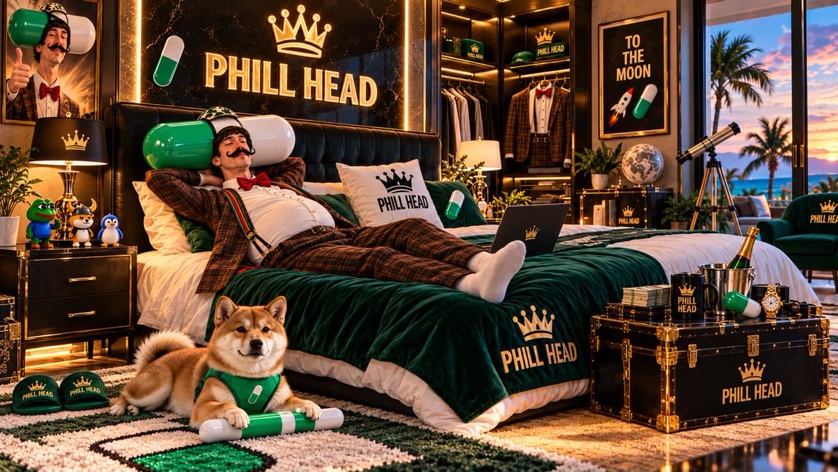 phillheadd's tweet photo. 💊🚀 Time to get some rest, boys!

Today was an incredibly productive day! We worked hard, built connections, and explored exciting new partnerships. 🔥

We’re just getting started, Phill Head family! 💚

Full speed ahead… WE’RE GOING TO THE MOON! 🌕🚀

#PhillHead #PumpFun #ToTheMoon #Memecoin