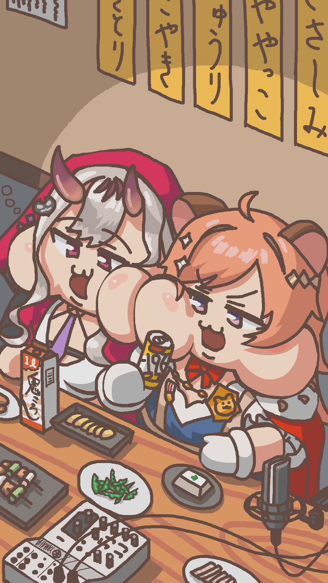 ponychan_dayo's tweet photo. #ぽたちアート #しゅり絵巻
居酒屋でイチャイチャしながら配信してるみたいで可愛かった～✨

「ひま～」「なに～？」「……読んでみただけ～」「なにをゆーとんのあんたは！」 https://t.co/xgGwnDpkxp