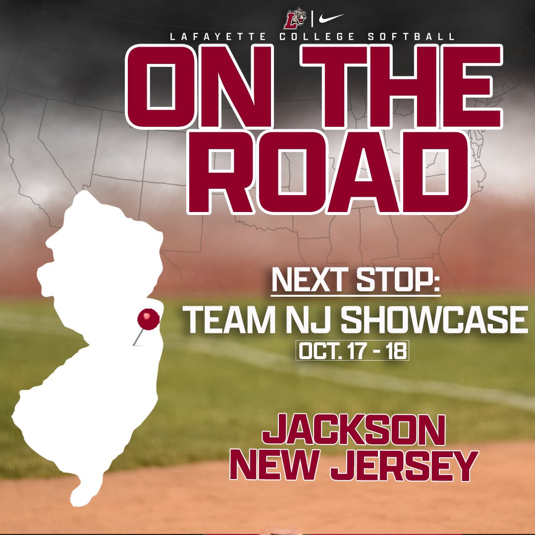 Lafayette_SB's tweet photo. Coach Smitty is going on the road! Recruits drop your schedule below for Team NJ ⬇️🐆🔜 
#RoarPards | #LafayetteCollege200

@GoLeopards @LafCol @LafayetteAlumni @pardspotlight @PatriotLeague https://t.co/xLuEFSi6gd