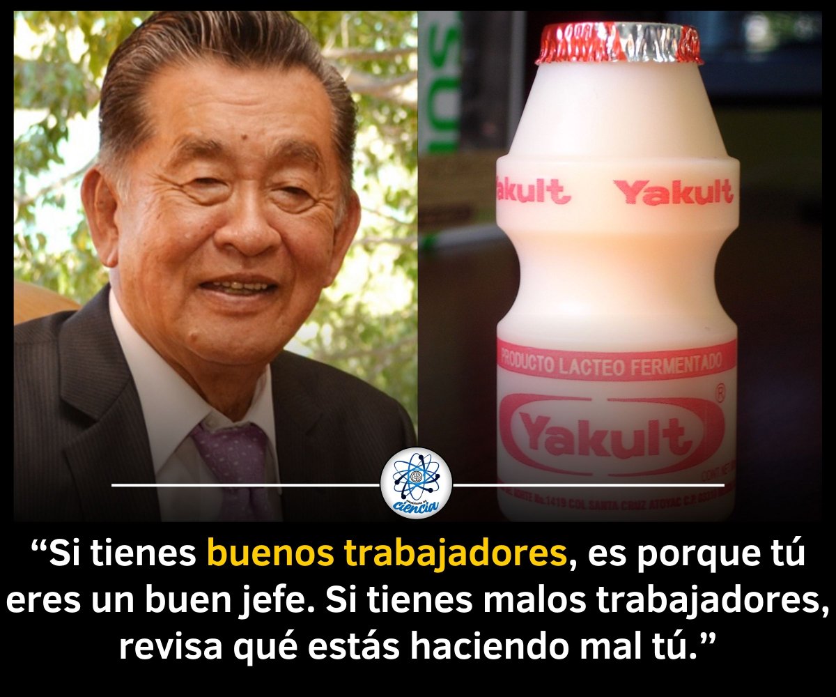 EnsedeCiencia's tweet photo. 🇯🇵🇲🇽 Carlos Kasuga es un ejemplo de cómo la disciplina, la humildad y el respeto pueden convertirse en pilares del éxito.

Nacido en México e hijo de inmigrantes japoneses, creció rodeado de valores que marcaron su vida: la honestidad, el esfuerzo, la puntualidad y el compromiso con los demás.

Reconocido por su trayectoria al frente de Yakult México, Kasuga ha dedicado parte de su vida a compartir una filosofía empresarial que va mucho más allá de generar ganancias.

Para él, un verdadero líder no solo exige resultados, también enseña con el ejemplo, reconoce el esfuerzo de sus trabajadores y asume la responsabilidad de construir un buen ambiente laboral.

Su mensaje es una lección de liderazgo: antes de señalar los errores de quienes trabajan contigo, también debes examinar la manera en que los diriges.