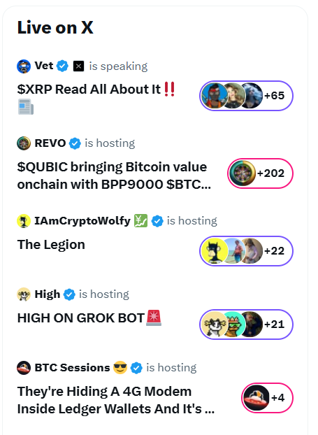 REVOcommunities's tweet photo. Qubic trending for 13 hours... live on X 

$QUBIC  even out-trending $XRP and $BTC live streams... https://t.co/DogaeYiXXl