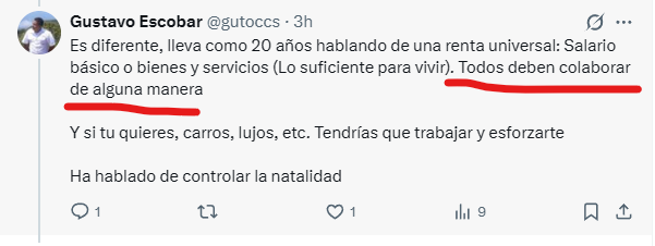 gutoccs's tweet photo. @Gutirre67311Jos @lilianaf523 Pensé que no lo había colocado, todos deberán hacer algo, no es estar en el sillón viendo tv como en wall-e

Qué se diferencia de la izquierda? Que si te gusta la buena vida, deberás estudiar y trabajar. El Gob no te lo prohibirá

Debo reconocer que suena utópico https://t.co/iryOSjdycx