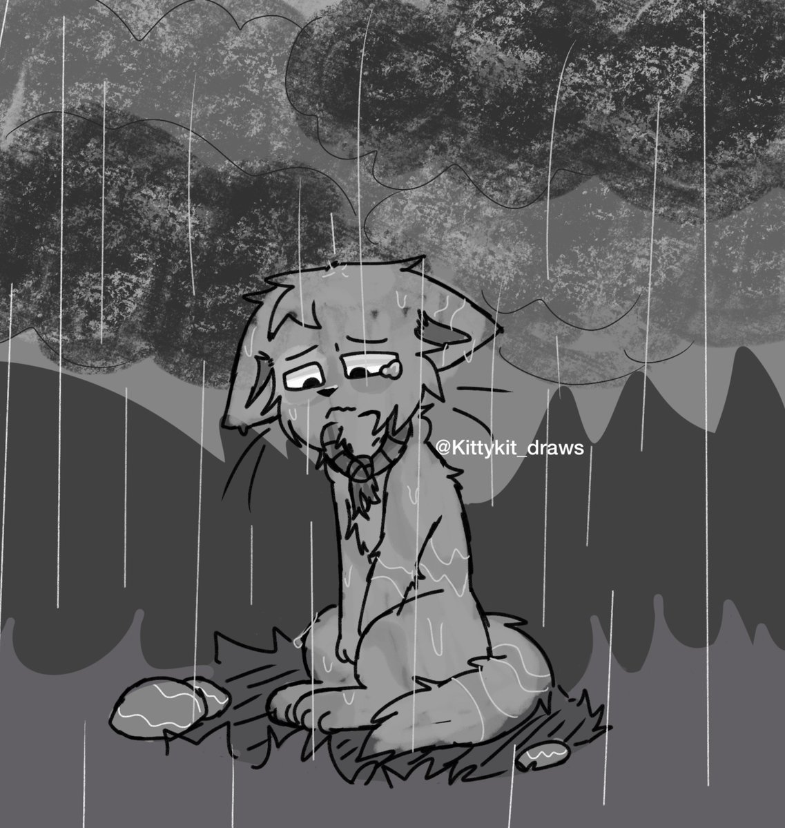 Kittykit_draws's tweet photo. Le conté a mi psicóloga que me gustaba dibujar gatos, recomendó dibujarme como un gato a mi misma y como me sentía. Al principio no pensaba subir este dibujo pero supongo que aveces es importante expresarte mediante arte o redes cuando donde vives no puedes hacerlo. #warriorcats https://t.co/fnAYuhvrXg