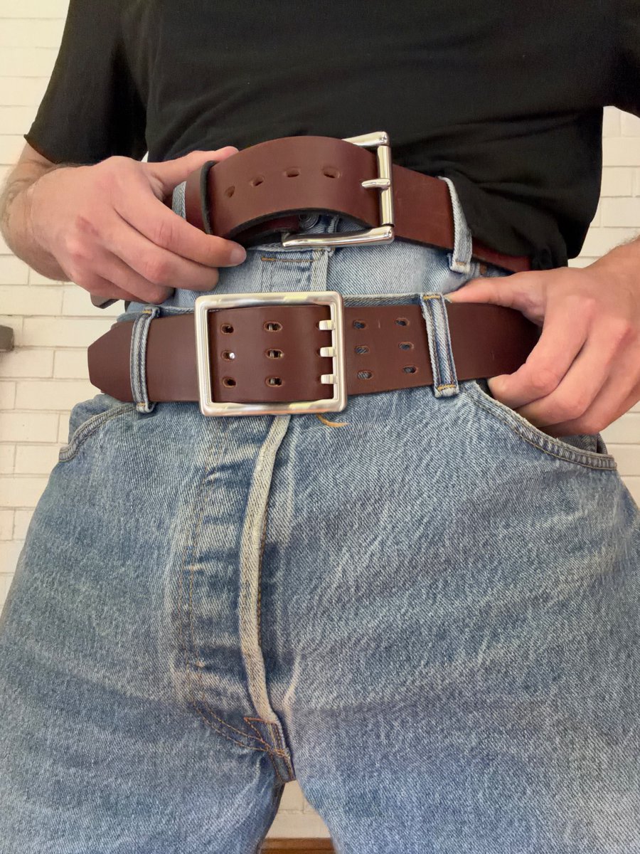 denimbro3's tweet photo. Double belts for breakfast ππ½οΈπ€€ #belted #eatme #gooner #gayjeans #bulge https://t.co/RaBTFrXAYH