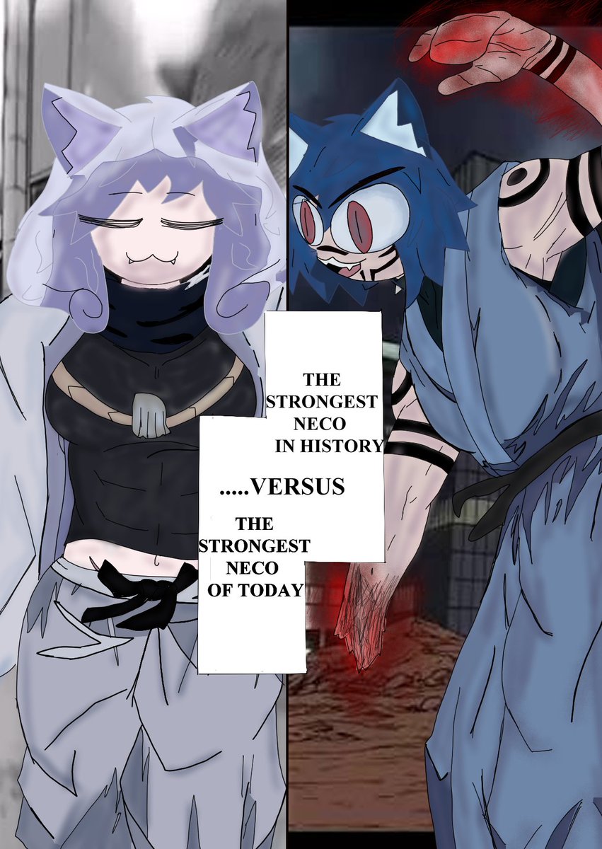 DRamenBear's tweet photo. Mysterious Neco arc Destiny VS Arcueid Brunestud's vessle. Destiny is gonna win right? https://t.co/sbFvfx5Hat