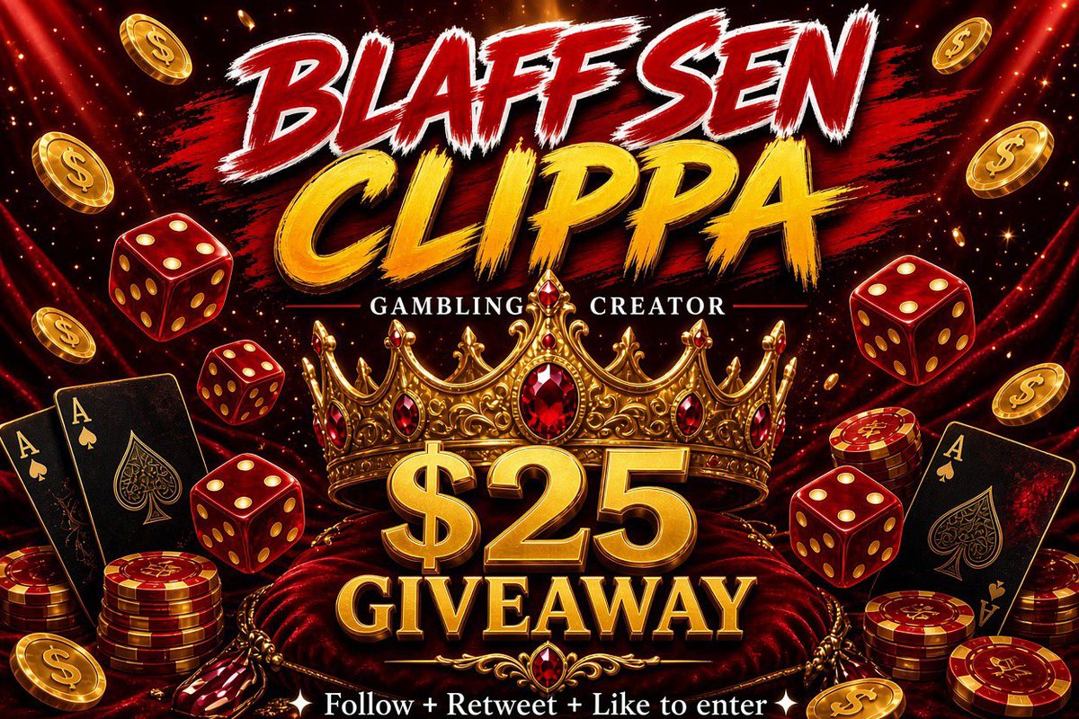 Blaffsenclippa's tweet photo. $25 GIVEAWAY!💸

Follow + Retweet + Like https://t.co/5VxeVyv1JB