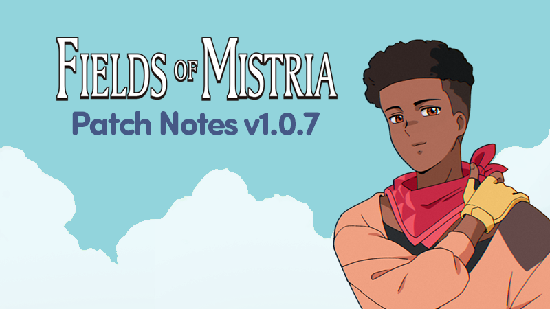 FieldsofMistria's tweet photo. ⭐ Fields of Mistria patch v1.0.7 is here! This patch contains some bug fixes and QOL updates. As always, thank you to everyone who reported bugs and provided feedback to us!
📝 Patch Notes: https://t.co/NdxDpWRgnl https://t.co/yzMZejoLbh