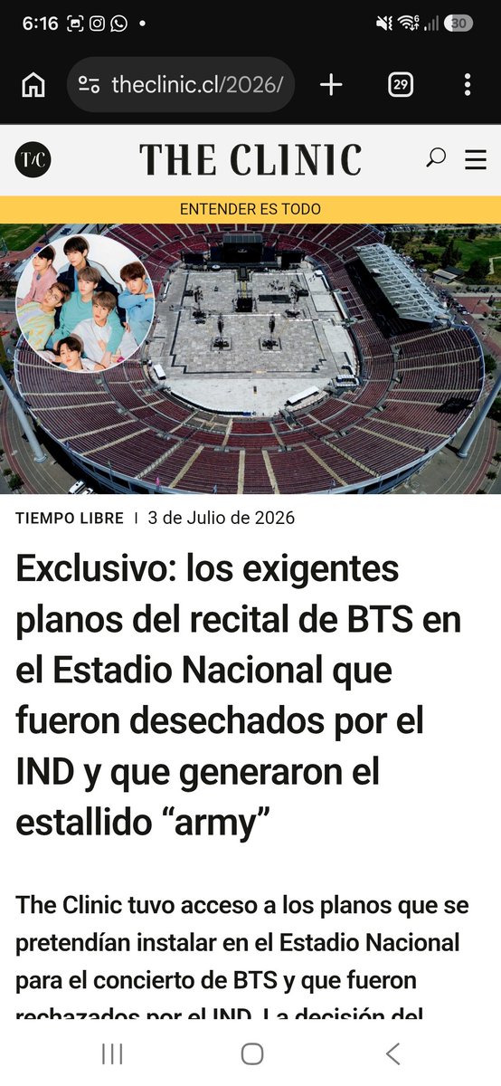 hopesunnyhobi's tweet photo. oigan wnas no voy a permitir que culpen a Chile por el escenario, antes de que se resolviera lo del pasto, The Clinic ya había filtrado el plano y YA ERA UN CUBO, entiendan que nos están cagando más allá de las productoras y que viene de HYBE el no negociar el escenario orginal https://t.co/7JwhTz8wlm