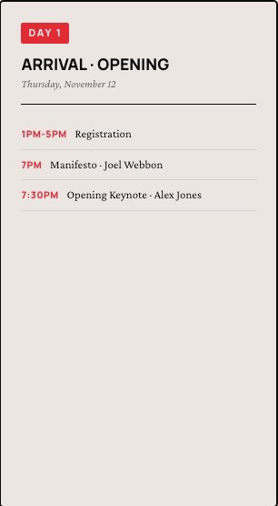 JoelWebbon's tweet photo. Conference speaking scheduled just dropped. https://t.co/0SQT5tgcSu