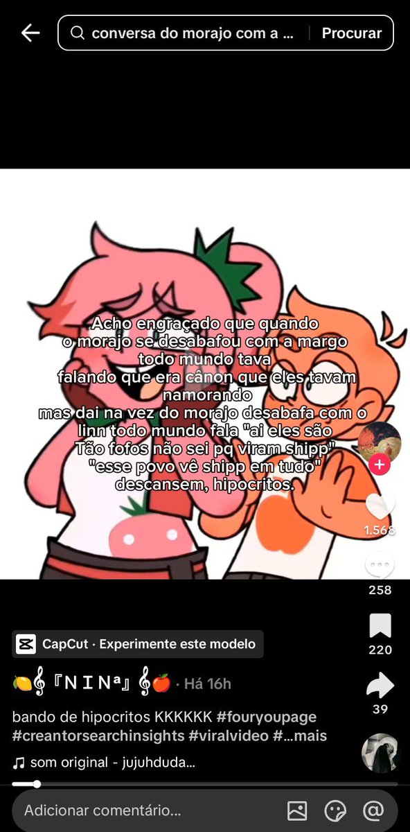 docepudiimm's tweet photo. Eu que acho engraçado, não tem absolutamente nenhum fã de moramargo falando isso, no máximo é só um: "ah, eu gosto dessa amizade do Linn e do Morajo, eu não enxerguei shipp". Além de que não tem ninguém impedindo dela interpretar aquelas conversas dos M e L como shipp ou não https://t.co/wf67hBaBBy