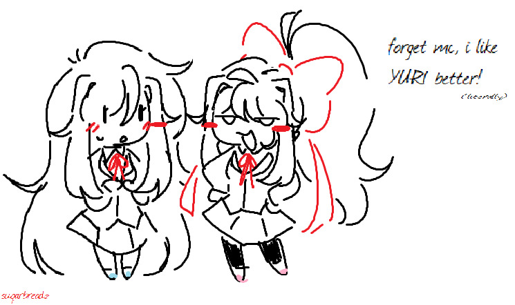 justqonika's tweet photo. ok monika!; may 2025 ୨୧ #ddlc #dokidokiliteratureclub #yurika https://t.co/rKWgwtw1tW