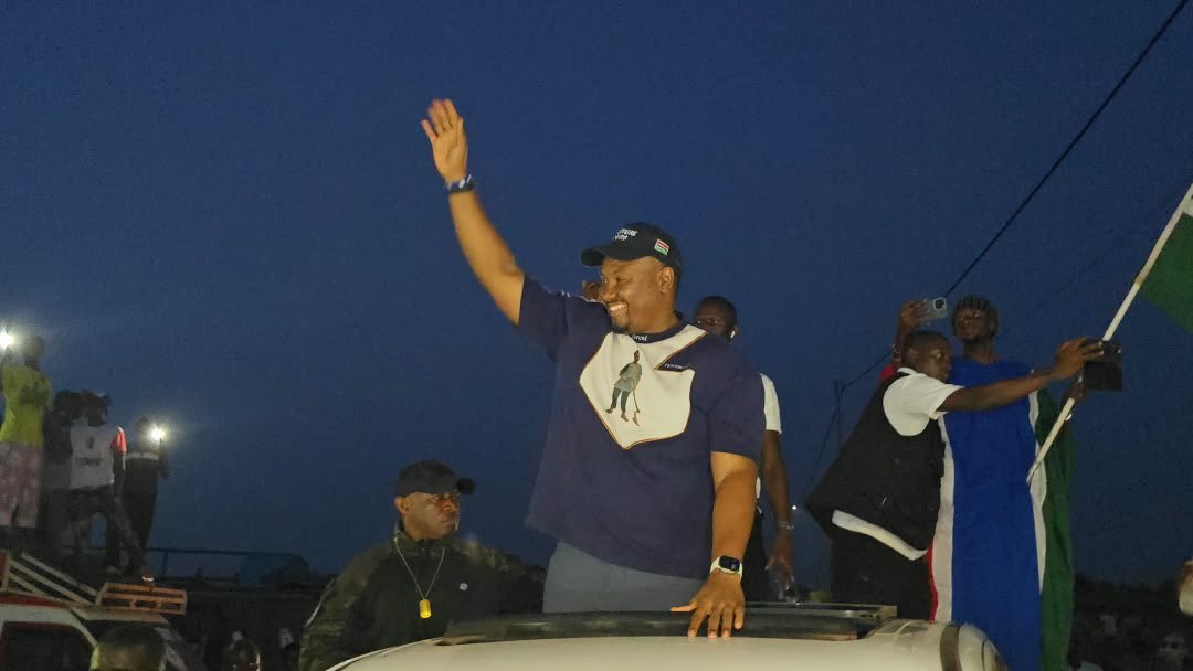 Kerrfatou's tweet photo. Mayor Talib Ahmed Bensouda in Jookul, CRR South (Niamaina East) https://t.co/1meNOa7H26