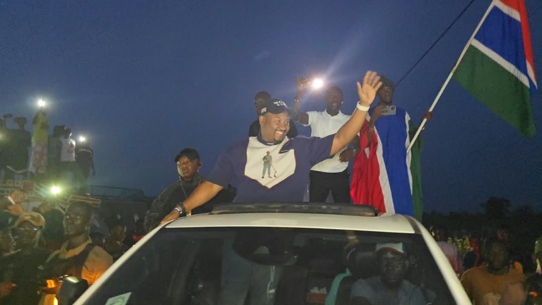 Kerrfatou's tweet photo. Mayor Talib Ahmed Bensouda in Jookul, CRR South (Niamaina East) https://t.co/1meNOa7H26