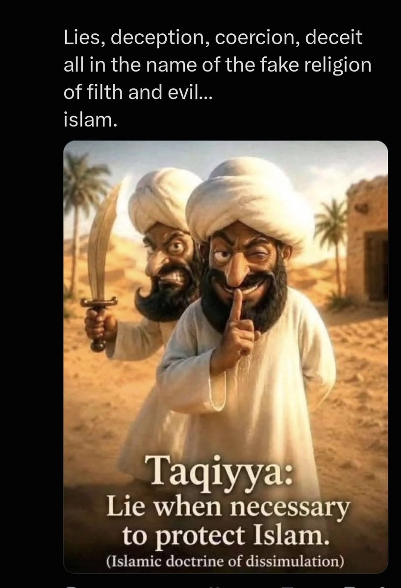 Karen261977's tweet photo. @BillMelugin_ @FoxNews They will say anything. Muslims Lie and you shouldn't believe anything that comes out of them. https://t.co/mW99VbnHKK