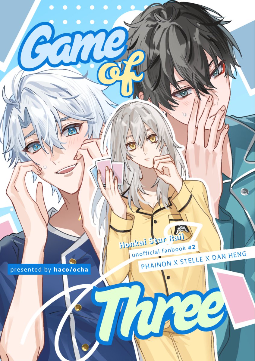 muhacouno's tweet photo. "Game of Three" preview (1/2)

A PhaiStelleHeng doujinshi will be available for #CF23 ~

[40P BnW/A5 sized]

#Comifuro23 #DanStelle #丹星 #PhaiStelle ＃ファイ星 https://t.co/OzNLgixFV3