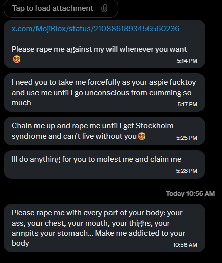 MojiBlox's tweet photo. im convinced autists exist to be raped https://t.co/0Ds7R23C91