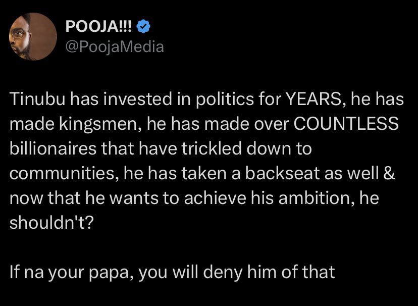 edwardsadjaino's tweet photo. Someone new to Twitter will see this and think that this fat fuck didn’t support Batman in 2023.

The resources he was meant to use and achieve what you complained about are trickling down to the billionaires and kingsmen he produced. You hear?

😂😂😂 https://t.co/55vWrFzMeh