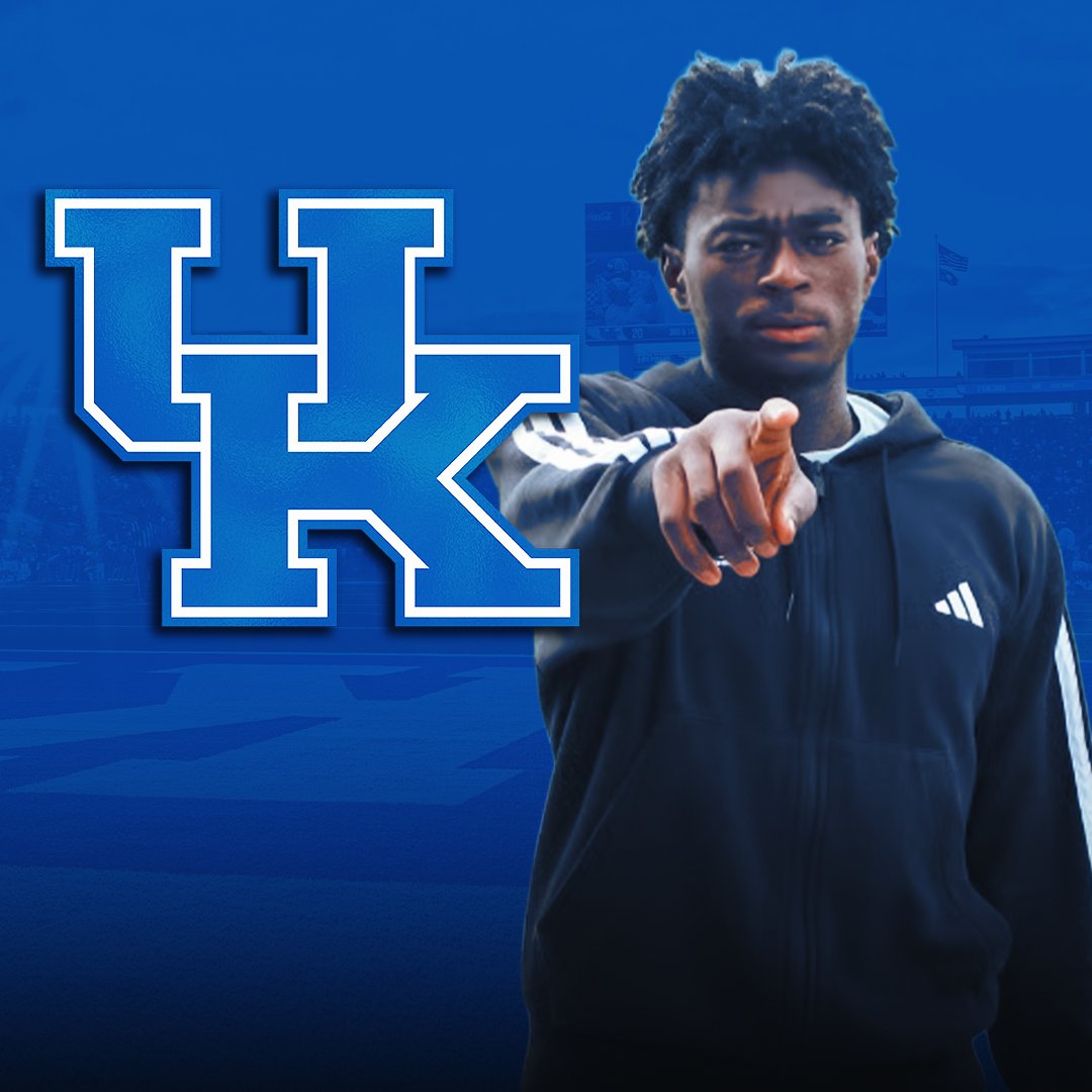 Rivals's tweet photo. NEW: Kentucky continues its push to flip Vanderbilt 4-star CB Allen Evans after his recent visit, @AllenTrieu reports😼

“Kentucky is definitely a program that I’m seriously considering and can see myself at.”

Details: https://t.co/4ifVoZ3IlX https://t.co/4TNGhng9jX