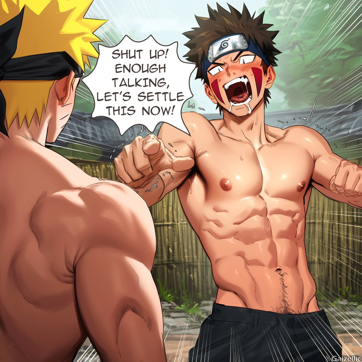 gaizellic's tweet photo. 🔥 NEW WEEKLY #WEBTOON IS LIVE! 🔥

#Kiba came back hungry for a rematch, but #Naruto hit him with a jutsu so ridiculously hot and unexpected, he couldn't even think straight! 🤯💦

What wicked move took him down like that?😈

Drop into the comments &amp; read for FREE! https://t.co/RJkfzJRWsW