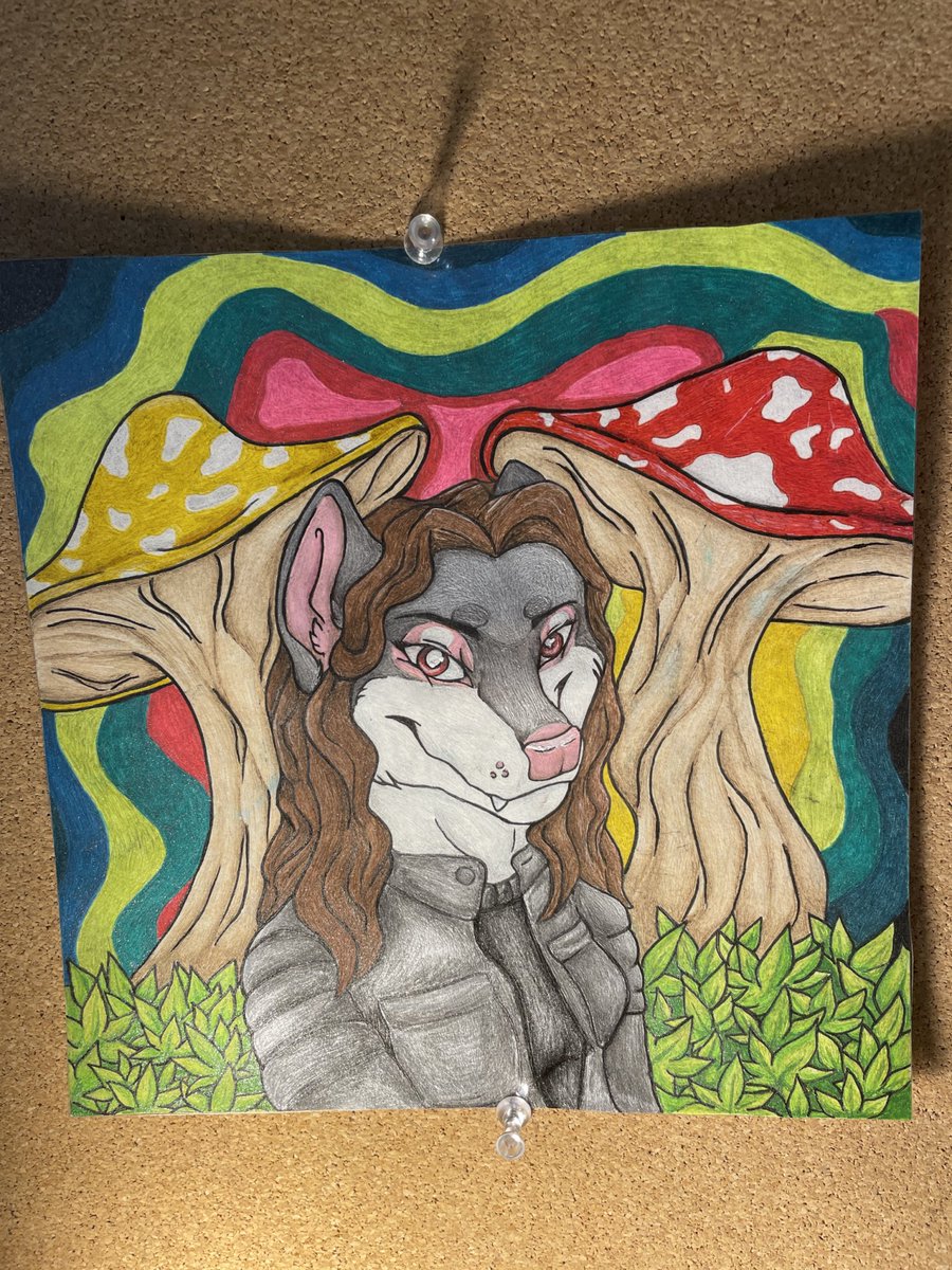 Tw0_point_0h's tweet photo. This was a Christmas gift for a friend! One of my gel pen pieces! 

#furry #furryartㅤㅤㅤ #gelpenart https://t.co/FnvcMqfYc3