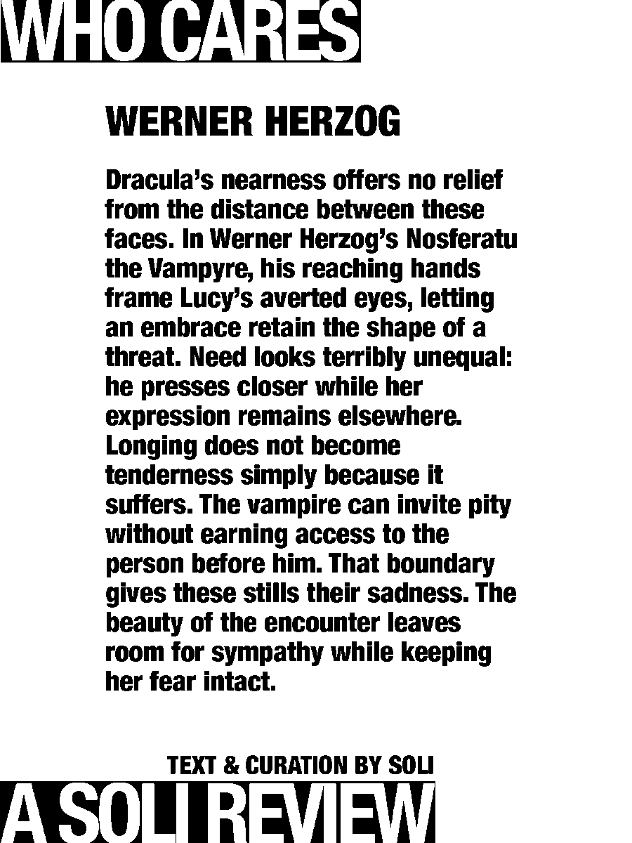 solisolsoli's tweet photo. Nosferatu the Vampyre (1979) · Werner Herzog https://t.co/AUwTFi8bM8