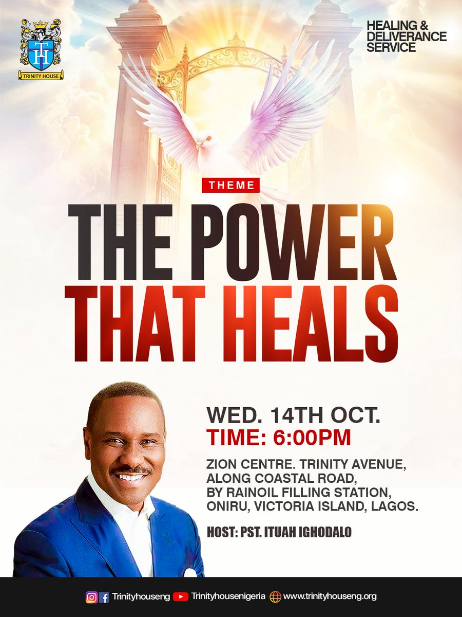 trinityhouseng's tweet photo. Get ready for a powerful midweek encounter as we seek God’s face for healing, freedom, and restoration. Make plans to be there. 

#trinityhouse 
#zioncentre 
#believe 
#wednesdayservice 
#midweekservice https://t.co/cGcHaT23hT