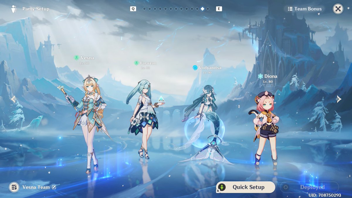 sleepylili's tweet photo. btw can any oomfs that are vesna fans tell me if this is a good team for her, i couldnt get odette cause i took a break from the game but im planning getting her when she reruns https://t.co/QSmPPkWgqI