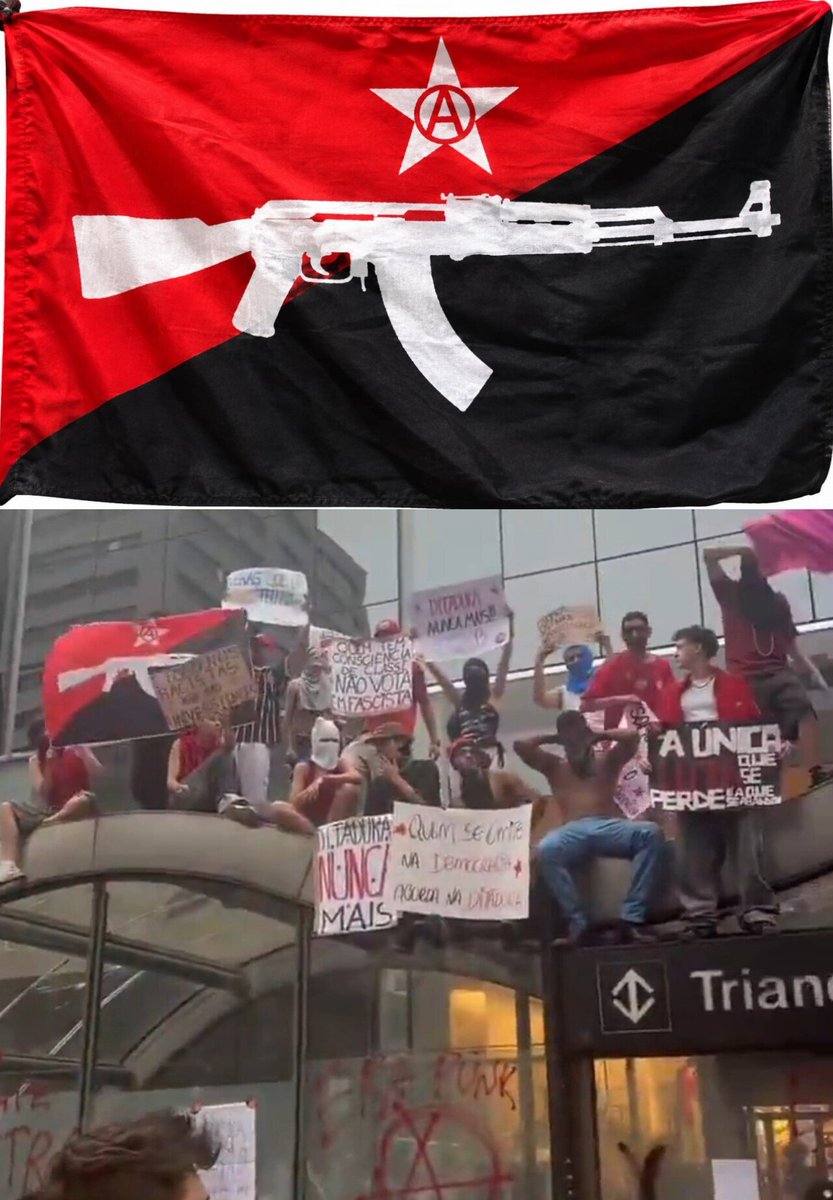 Paulo_89_89's tweet photo. @ToniSorocaba Oq significa essa bandeira com um fuzil que vcs estavam exibindo na Paulista???? https://t.co/QUXjePxeva