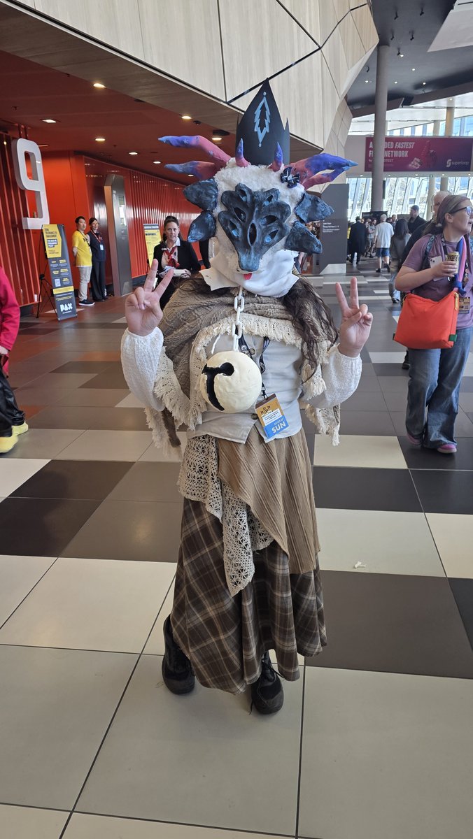 cultofthelamb's tweet photo. just a few of the amazing COTL cosplays from PAX Aus 🙂‍↕️ https://t.co/TZWP6h9NF9