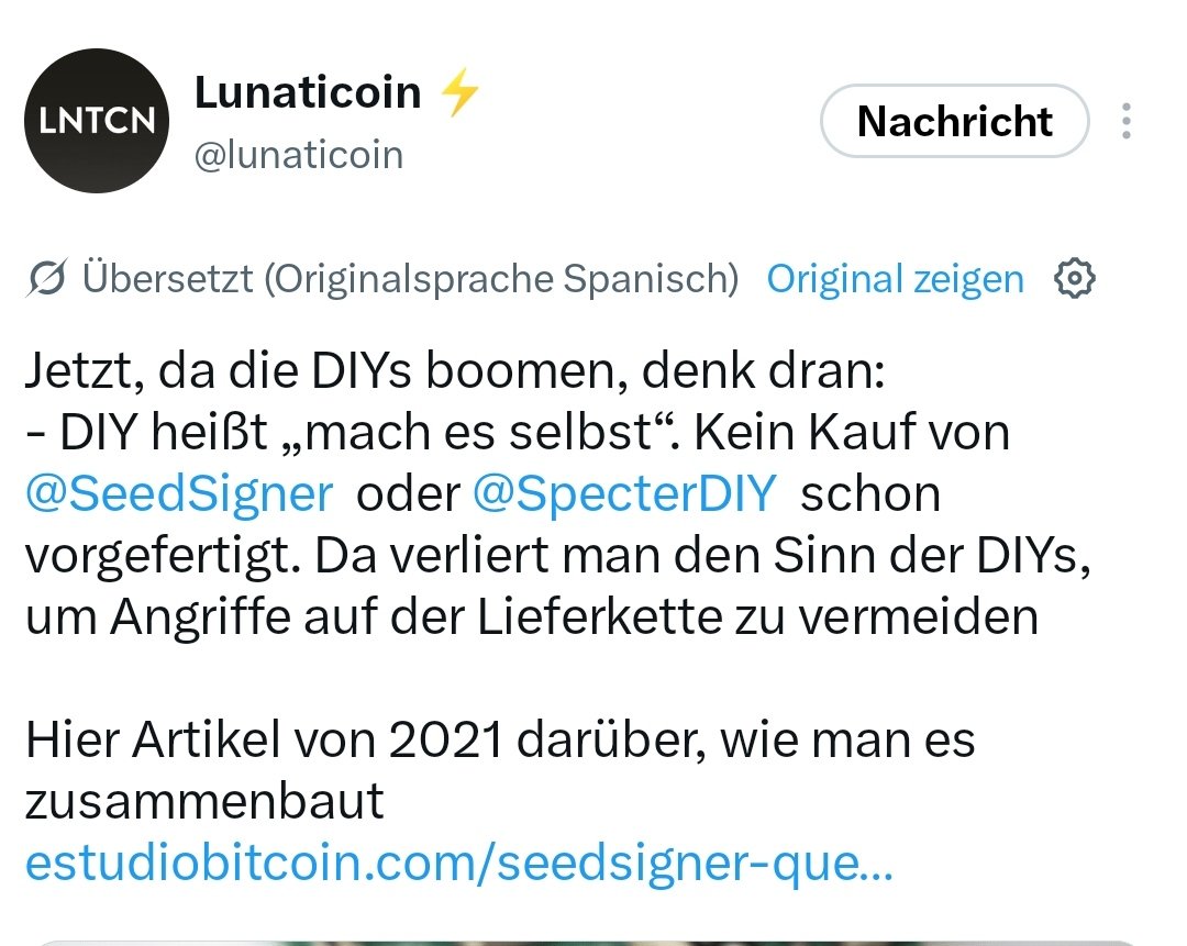 SpecterDIY's tweet photo. The DIY Hardware Wallet just allow you this🙌 https://t.co/TEpnnY8Pr3