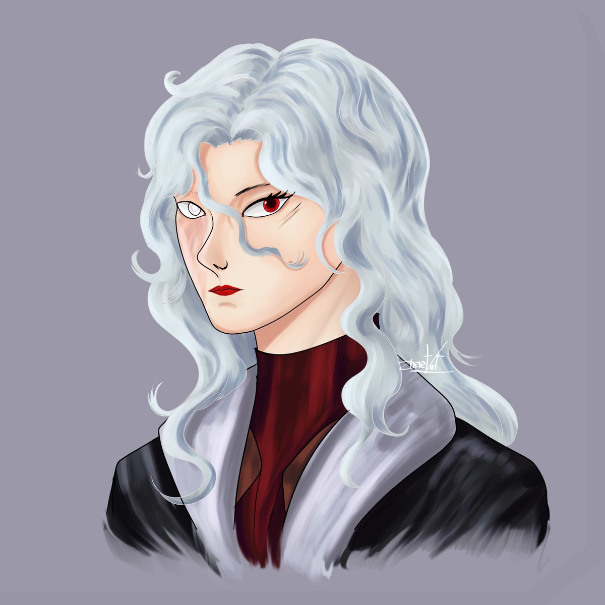ZheretGart's tweet photo. Dia 11-12 Tu personaje con un estilo de cabello distinto.

Cere con cabello largo y rizado omg https://t.co/70BkXRHN4O