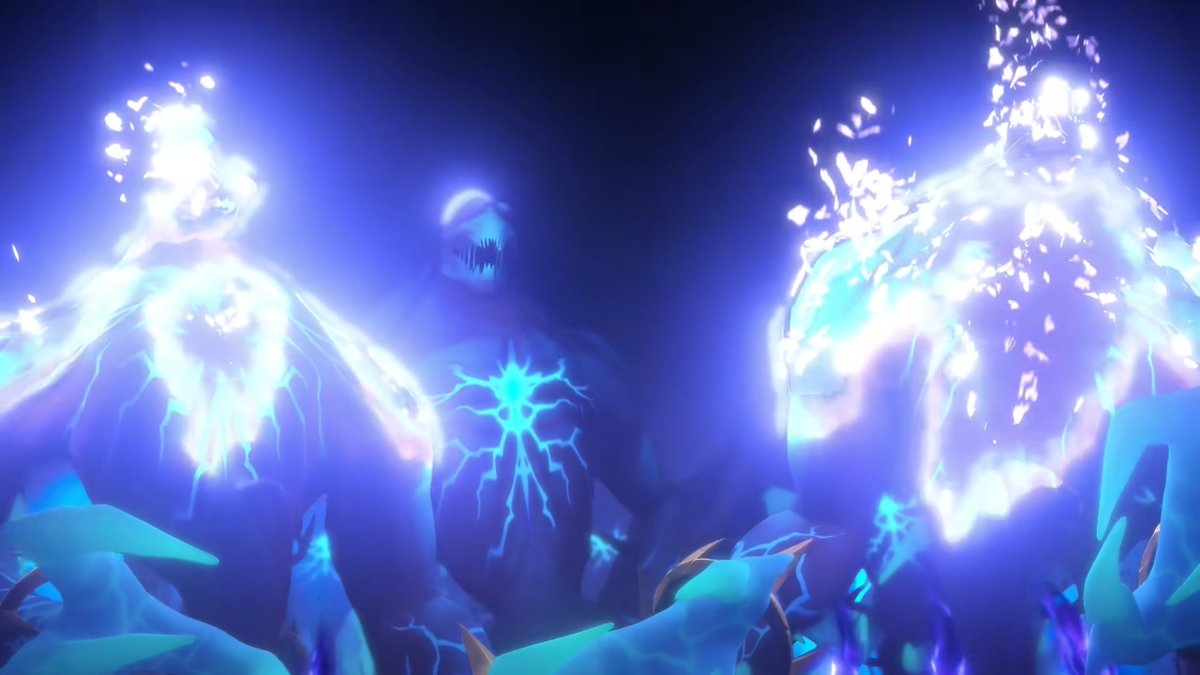 Portergauge's tweet photo. It's far from a subtle detail in the 12.2 trailer, but I like that Xal'atath is consistently shown to use and discard her allies, and doesn't care at *all* about loyalty.

Even the Void itself is just a tool for what she wants, and I assume the Worldsoul itself will be too. https://t.co/AmLGyawf0R