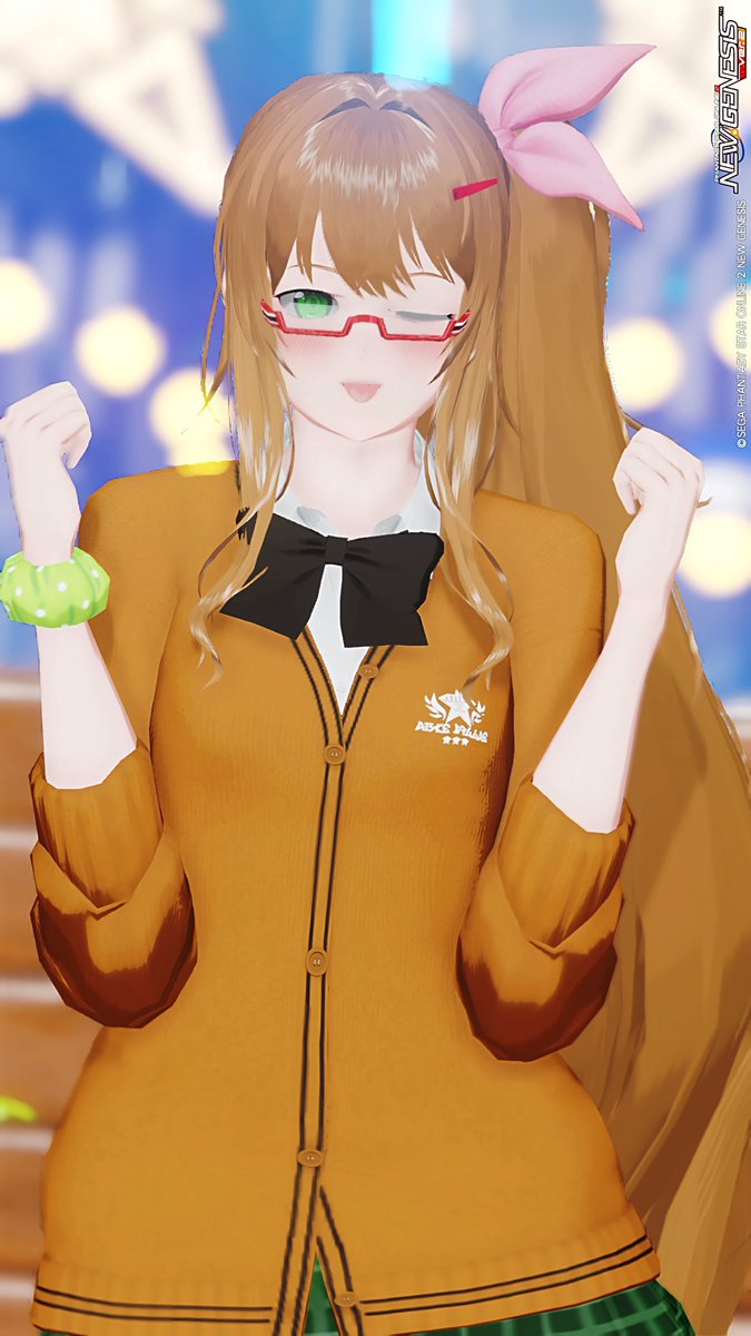 syo_ship10's tweet photo. セレーネ｢イェーイ♪今回はギャル風にしてみたの!似合ってる?可愛い?✨｣

セレーネさん…最高っス!!(*｀▽´*)💕
#PSO2NGS_SS
#メンテの日じゃないけどSSを貼る https://t.co/yKcWmAN9vE