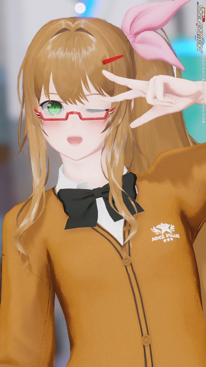 syo_ship10's tweet photo. セレーネ｢イェーイ♪今回はギャル風にしてみたの!似合ってる?可愛い?✨｣

セレーネさん…最高っス!!(*｀▽´*)💕
#PSO2NGS_SS
#メンテの日じゃないけどSSを貼る https://t.co/yKcWmAN9vE
