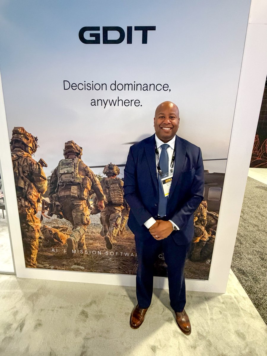 GDIT's tweet photo. Day One at @AUSAorg 2026 in Washington, D.C. is already reshaping how our customers think about the future of warfare. We’re showcasing ready and repeatable capabilities built for the warfighter. Each capability is designed to help soldiers and commanders make faster, more informed decisions at mission speed.
 
Come meet our team at Booth 717 at the Walter E. Washington Convention Center.