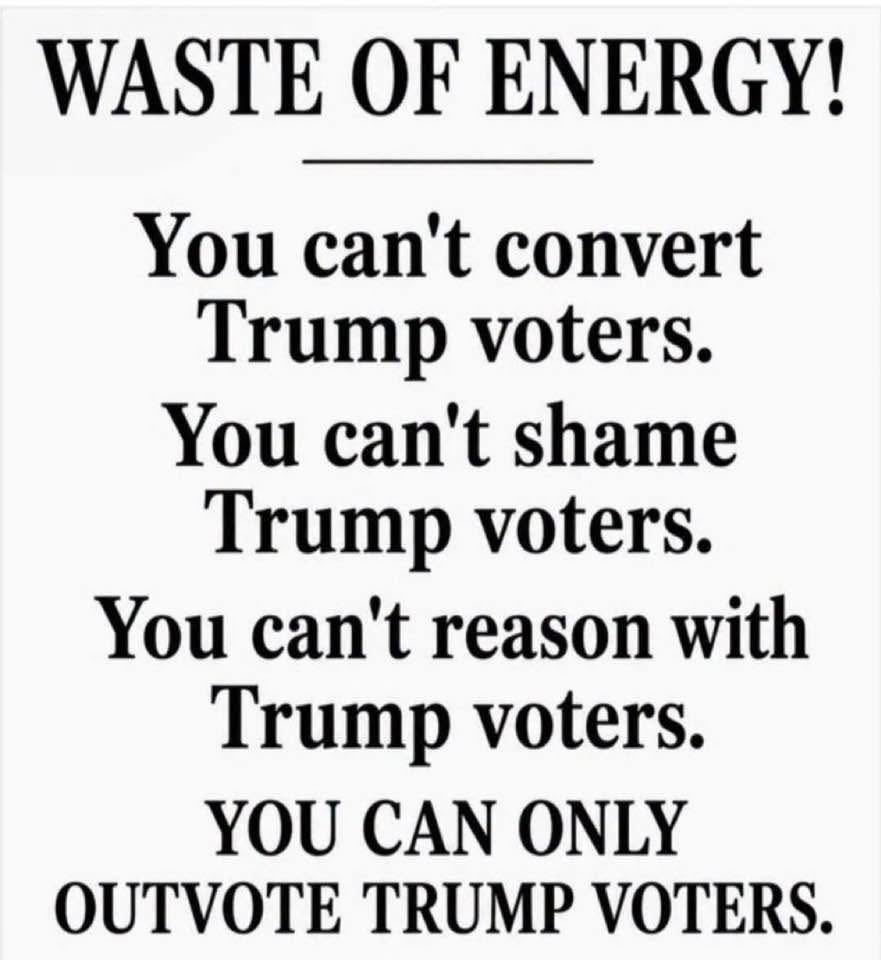 michaelt5656's tweet photo. I given up trying. Voting is our power! https://t.co/uuHXYEZpZt