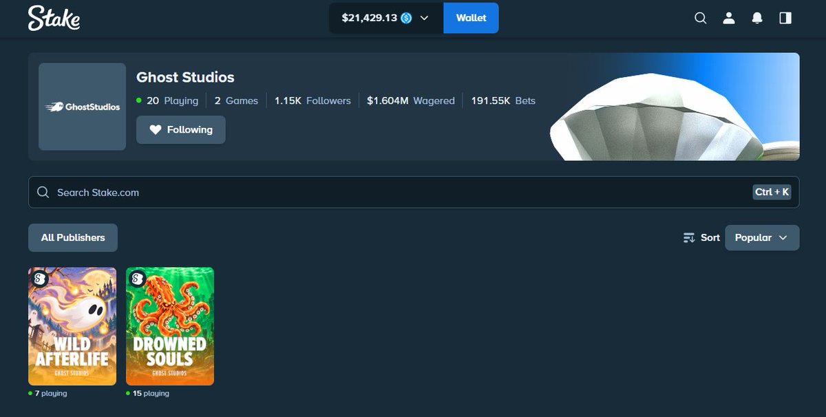 GhostStudiosgg's tweet photo. 2 Games - 2 Weeks ✅

The past 2 weeks has been a completely new adventure for us. Stepping into the unknown of slot making...

- Now when we're on the map, our game production speed will slow down drastically. ⚠️

We wanna deliver the best possible experience with a twist to our players, and with 2 games out on @Stake  we can get the feedback that matters and see how good our games really are for the players.

Game 1 to Game 2 was all about fixing stuff we missed on release while producing a better game. ✅

Coming in as a newbie, our goal has all the time been to learn and evolve, to eventually become a pro at it.

- Now from Game #3 there will be no room for failure. 

Game #3 will be released when it's perfected to the point where it just meets the standard of any big provider. - Mechanically and visually.

So with that said.. 

We truly appreciate all the love, the support and good feedback we've gotten. All feedback is good feedback, even the bad. 🤍

- We ain't perfect yet by far, and never will be since there's always new things to learn. 

One thing for sure though, is that you'll be able to see the progress for each game we put out, until we reach the standard majority of people find amusing to play. 

Love you guys!

/ GhostStudios