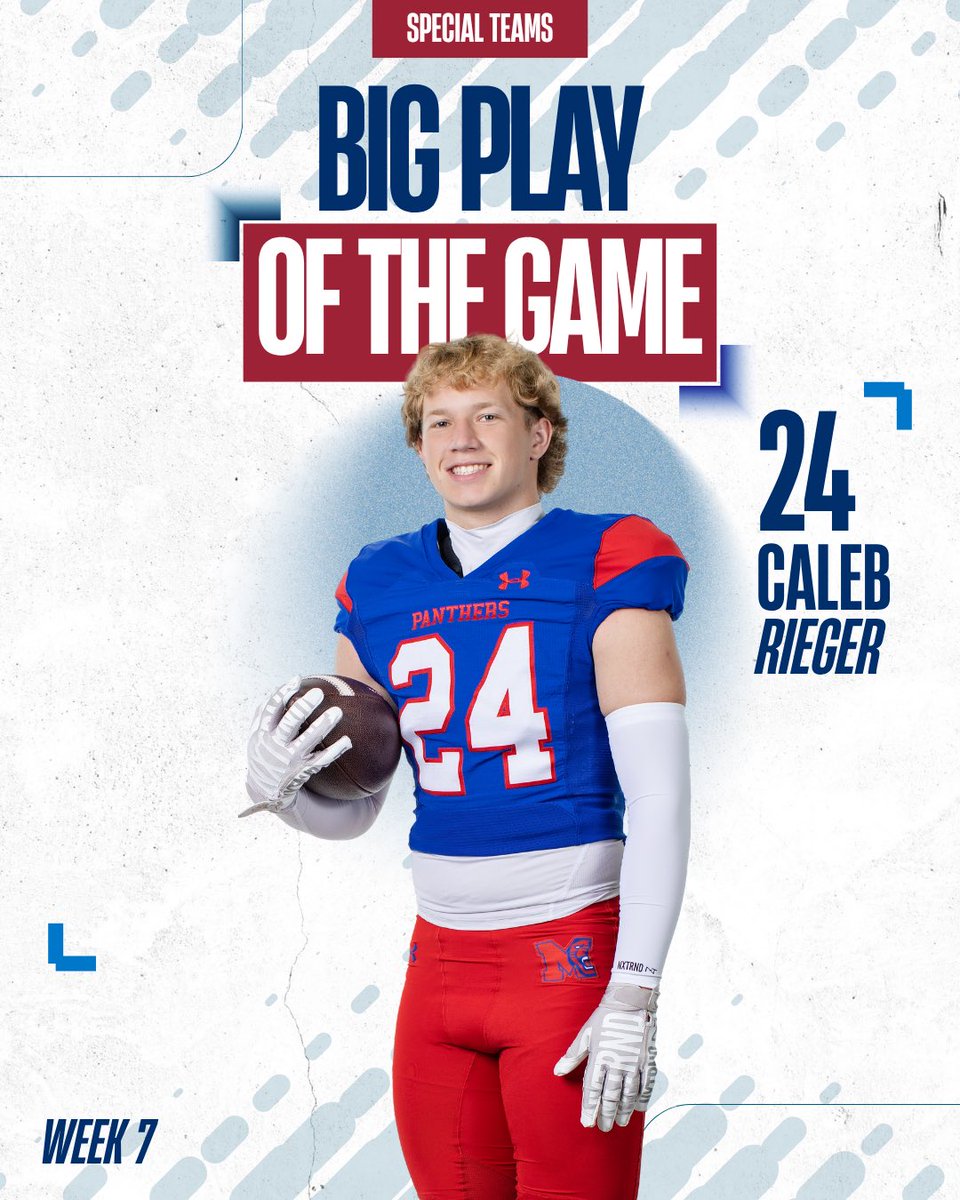 MidwayFB's tweet photo. Week 7 vs. Bryan
Special Teams Awards:

Player of the Game: Liam Watwood
Big Play: @CalebRieger24 
Big Hit: @Xavierhare2029 https://t.co/Cu8Vomq1UH