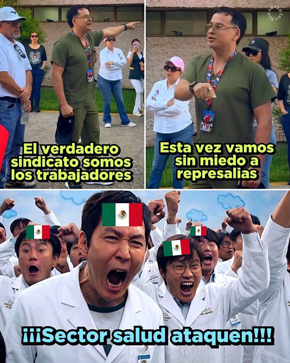 VigiaCiudadano7's tweet photo. SEÑORAS Y SEÑORES, SE LLEVA A CABO UN PARO NACIONAL DEL SECTOR SALUD!!! 🇲🇽

“EL DÍA QUE NOS TOQUE ESTAR EN UNA CAMILLA, VAMOS A ENTENDER POR QUÉ ESTÁN MARCHANDO” 💬

Los trabajadores del sector salud deciden levantar la voz con un mensaje contundente: “Vamos con todo, ni un paso atrás. Con todo, menos con miedo”

Muchos ven una manifestación y lo primero que preguntan es: “¿Y por qué están haciendo paro? ¿Y los pacientes qué culpa tienen?”. Pero pocas veces se ponen a pensar qué está pasando detrás de las puertas de los hospitales, con qué materiales trabajan, si tienen los insumos necesarios y bajo qué condiciones deben atender a quienes llegan buscando ayuda

Una cosa es exigir que los médicos, enfermeros y demás trabajadores cumplan con su responsabilidad profesional, y otra muy distinta es pretender que hagan milagros cuando no tienen las herramientas necesarias

También hay que recordar algo fundamental: el sindicato no es únicamente el representante que aparece en las reuniones o quien toma el micrófono durante una protesta. El sindicato son todos los trabajadores que lo integran.