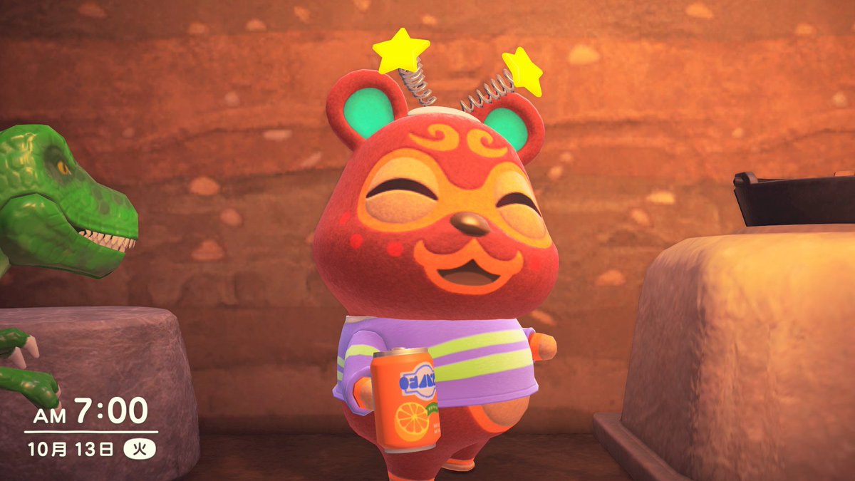 yudeegg_katame's tweet photo. おはようのどぐろうちゃん
#どぐろう #Clay #Boliche #NintendoSwith2 #どうぶつの森 #AnimalCrossing #ACNH https://t.co/dUQxRKKSgs