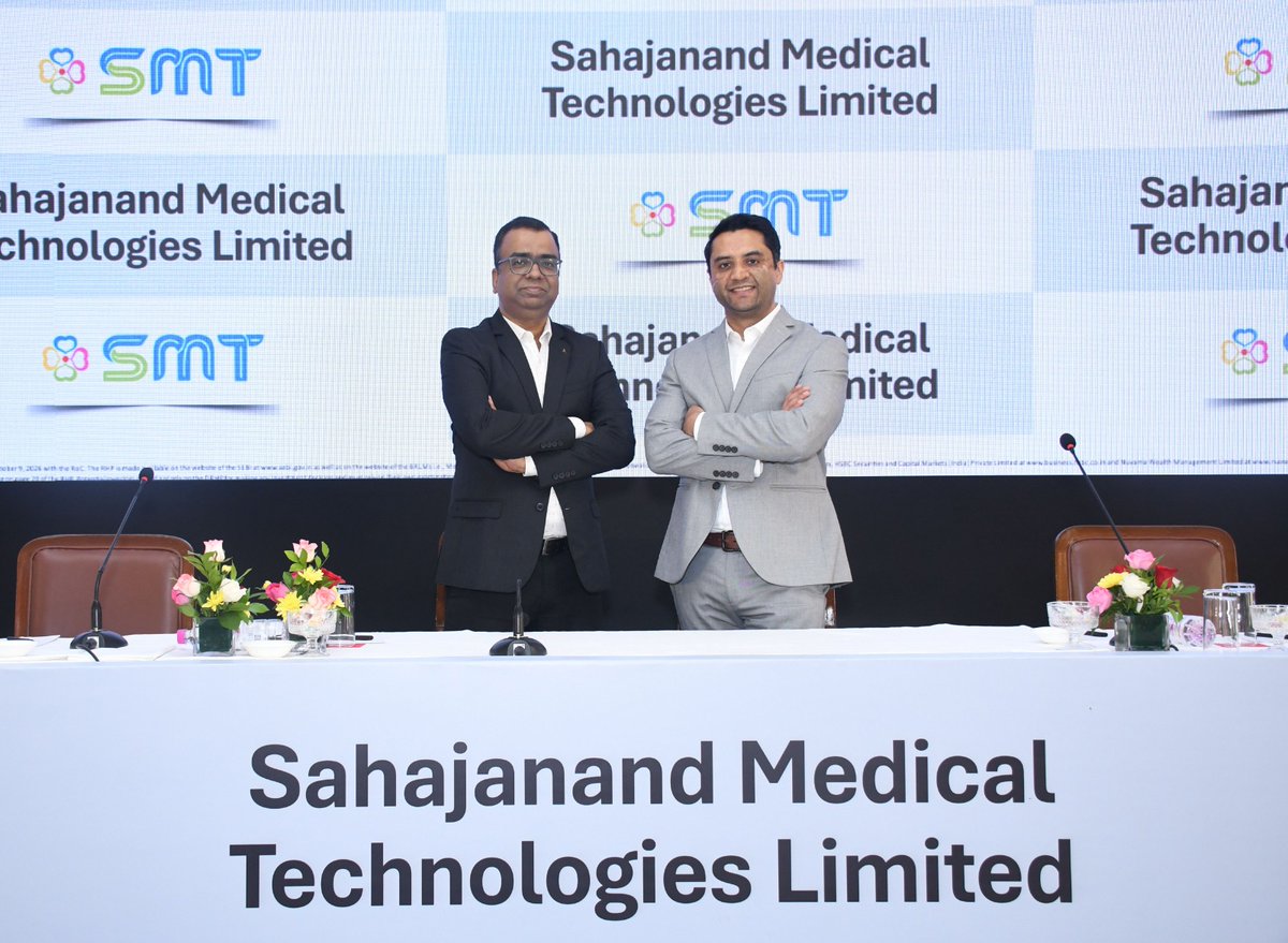 NewsStar69313's tweet photo. From Heart Health To The Stock Market, Sahajanand Medical Technologies Makes A Big Move.
#From #Heart #Health #Stock #Market #Sahajanand #Medical #Technologies #Makes #Big #Move #Mumbai #Maharashtra 
https://t.co/c1b9VbrDLH https://t.co/F612AbpF78