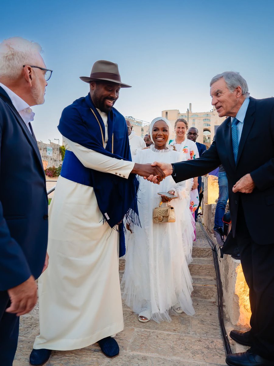 Lord_Of_Warri's tweet photo. A notable highlight of Their Majesties’ visit was an audience with His Excellency Isaac Herzog, President of the State of Israel, marking a significant moment during their stay in the country. https://t.co/t4DEJJNQG0