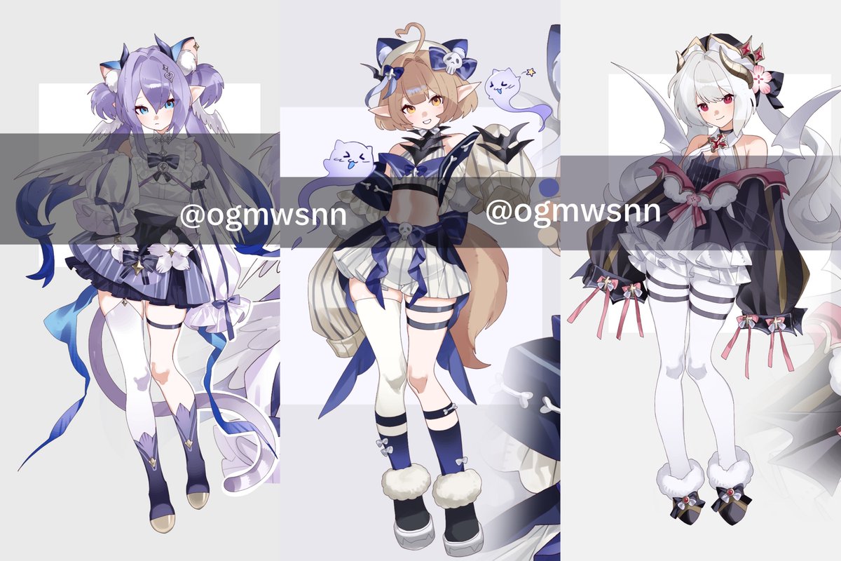 ogmwsnn's tweet photo. 🩷 Adoptable designs 🩵
.
more info below 👇
#adopt #adoptable #vtuber https://t.co/OsTC8zYniG