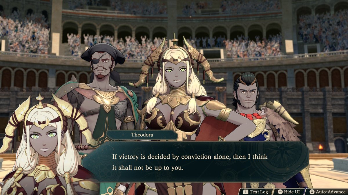 TokyoGameLife's tweet photo. Theodora’s route cleared in Fortune’s Weave! Really enjoyed the characters and overarching story, plus the team composition and new features made it feel like a fresh experience compared to Leda’s path. But like in 3H, battalions are kinda undercooked. Next up: Cai! https://t.co/DRnr8sGmyV