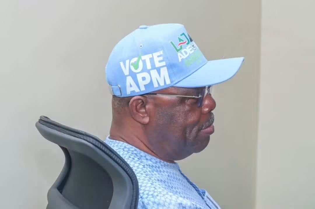 XKaakaki's tweet photo. RECAP: APM Governorship Candidate, Laja Adeoye with the South West Coordinator of the Makinde/Daura Presidential Campaign Council, Dr. Eddy Olafeso. 
#Laja4ResetLagos2027
#MakindeDaura2027
Vote #APM https://t.co/ZJxEQfGIGB