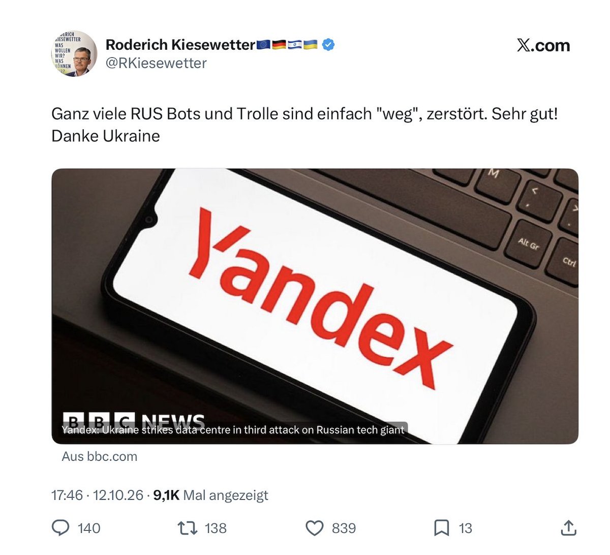 FlorianGallwitz's tweet photo. Kiesewetter hat seinen Tweet intransparent gelöscht. https://t.co/z3JpzUkxdS